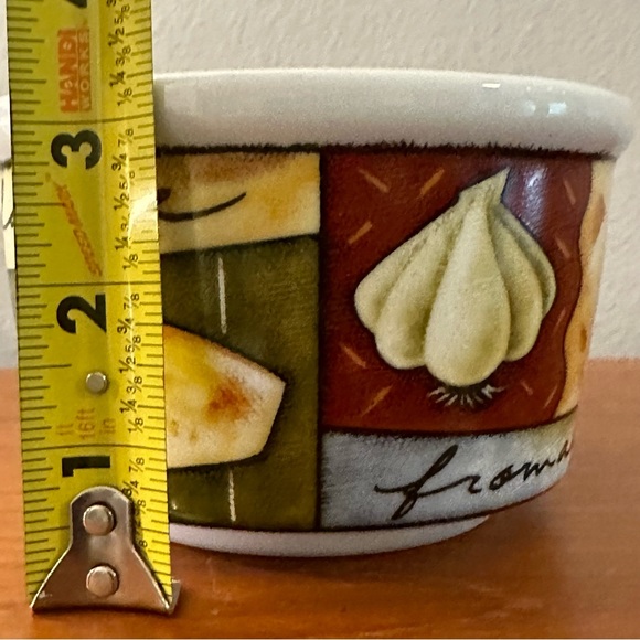 Like new - Colorful ceramic Queso/Fondue/Cheese dip bowl - Picture 7 of 7